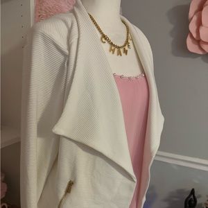 Calvin Klein white blazer